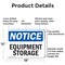 Signmission Equipment Storage, 18 in W x Rectangle, Aluminum OS-2PACK-NS-A-1218-L-12130 - alternate 4